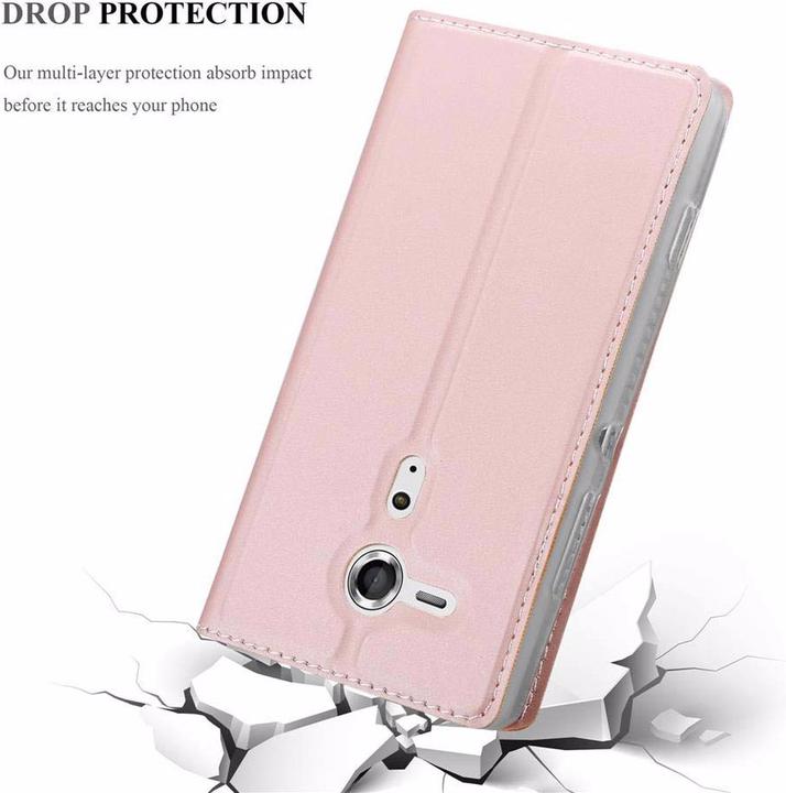 Actual product image Cadorabo Book Classy Style Cover (Sony Xperia SP)