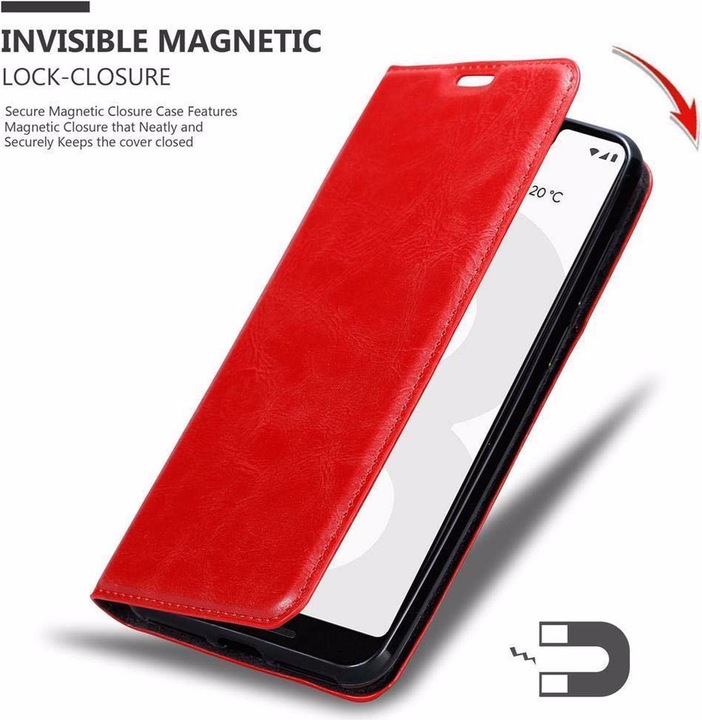 Actual product image Cadorabo Book Invisible Magnet Cover (Google Pixel 3 XL)