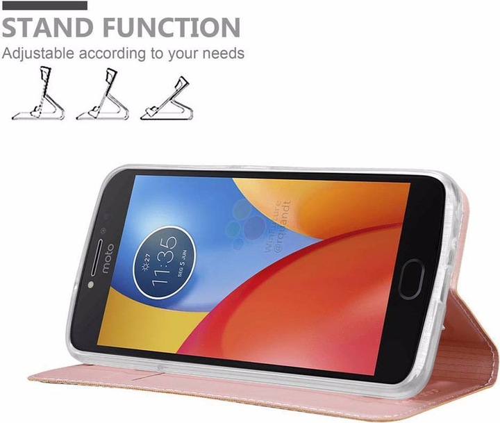 Produktbild Cadorabo Book Classy Style Cover (Motorola Moto E4)
