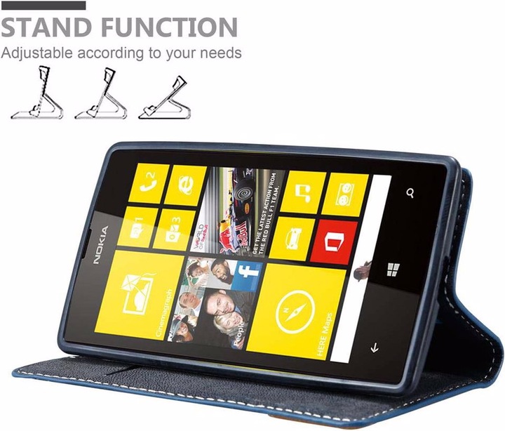 Actual product image Cadorabo Book X Wallet Cover (Nokia Lumia 520)