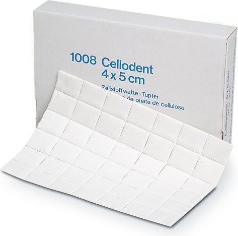 IVF Hartmann Cellodent Watte-Tupfer 12fach 4 x 5 cm, 1008 ex