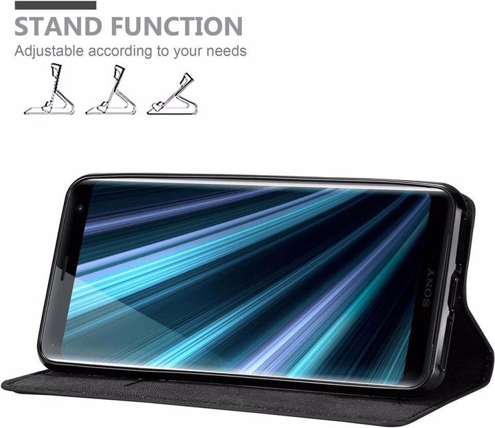 Actual product image Cadorabo Book Invisible Magnet Cover (Sony Xperia XZ3)
