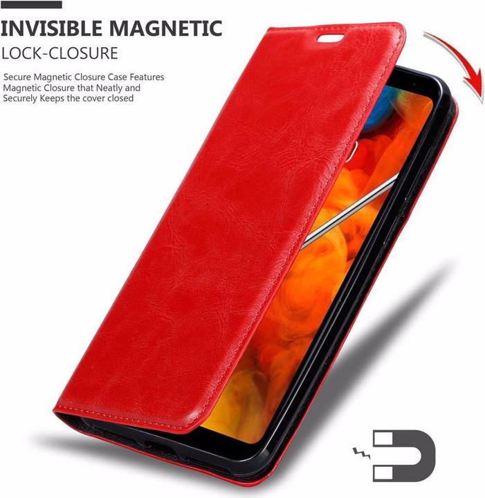 Actual product image Cadorabo Book Invisible Magnet Cover (LG Q Stylus)