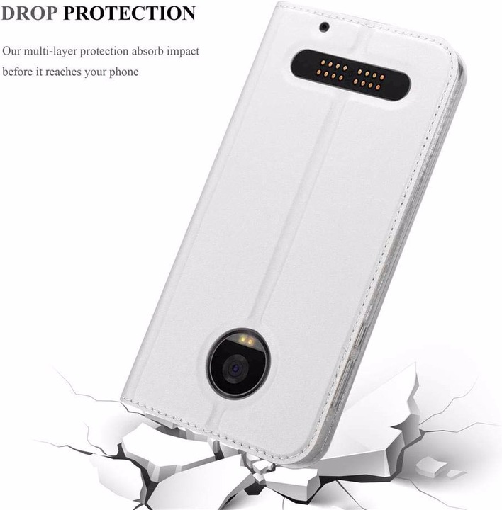 Actual product image Cadorabo Book Classy Style Cover (Motorola Moto Z2)