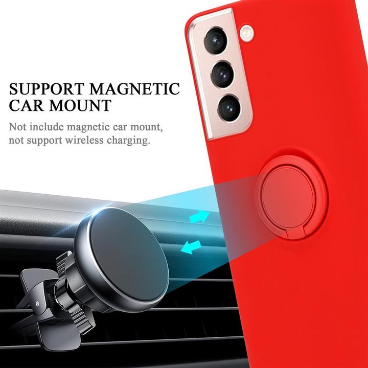 Actual product image Cadorabo TPU Liquid Ring Silicone Case Cover (Samsung Galaxy S21 5G)