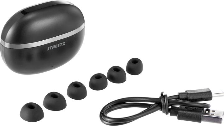 Actual product image Streetz T235 TWS earphones black (5 h, Wireless)