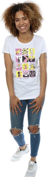 Actual product image Disney Womens/Ladies Tinkerbell Squares Cotton T-Shirt (XL)