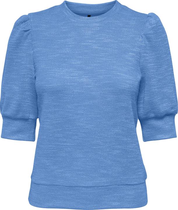 Only Normal geschnitten Rundhals Gesmokte Ärmelbündchen Puffärmel Top Top