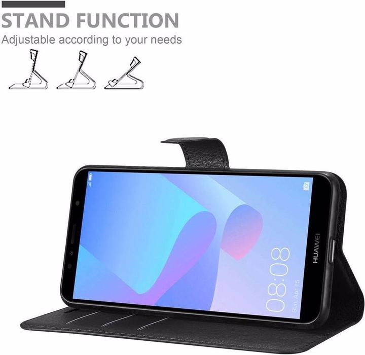 Immagine prodotto Cadorabo Libro con copertina con funzione di stand (Huawei Y6 Prime (2018))