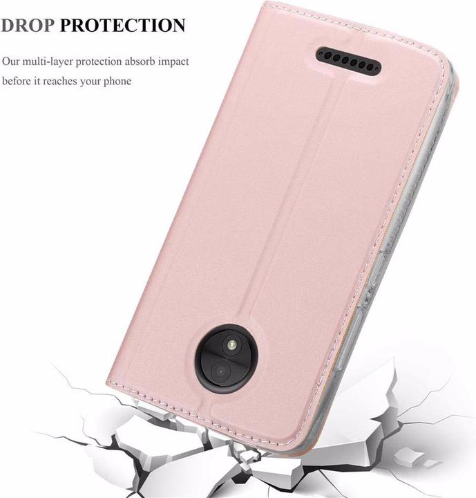 Actual product image Cadorabo Book Classy Style Cover (Motorola Moto C)
