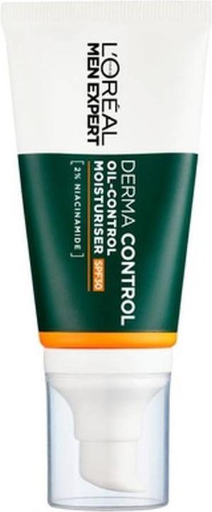 Produktbild L'Oréal Paris L'Oreal Paris Men Expert Derma Control Cream Oil Control Moisturizer Spf30 40ml (40 ml, Tagescreme, SPF 30)
