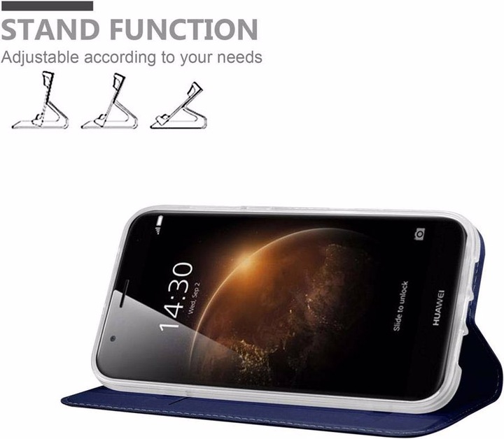 Actual product image Cadorabo Book Classy Style Cover (Huawei G7 Plus, G8, GX8)