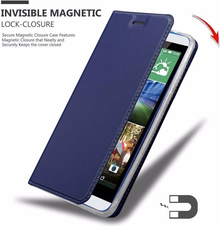 Actual product image Cadorabo Book Classy Style Cover (HTC Desire 820)