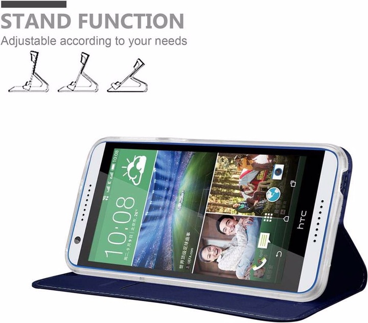 Actual product image Cadorabo Book Classy Style Cover (HTC Desire 820)