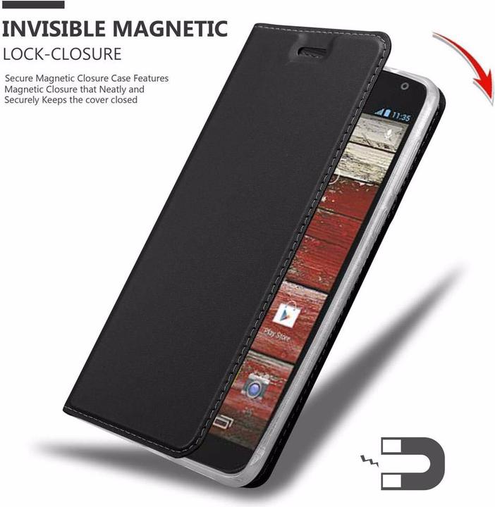 Actual product image Cadorabo Book Classy Style Cover (Motorola Moto G2 (2nd Gen))