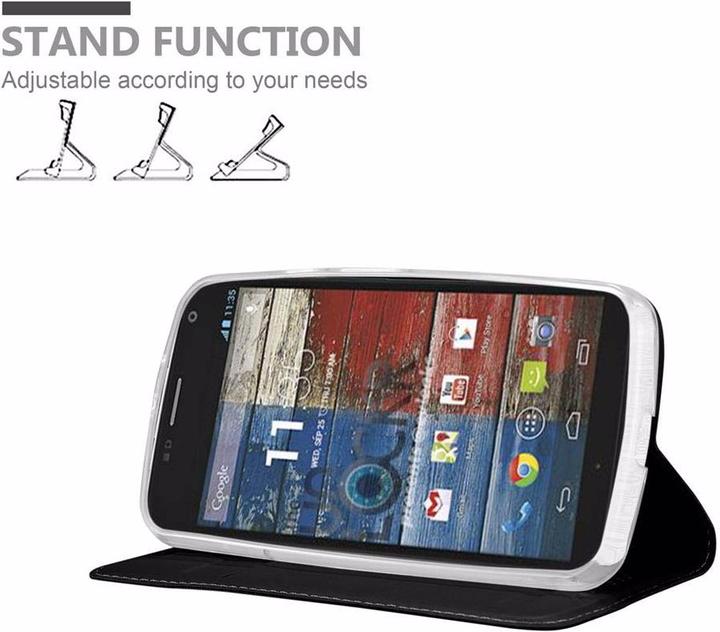 Actual product image Cadorabo Book Classy Style Cover (Motorola Moto G2 (2nd Gen))
