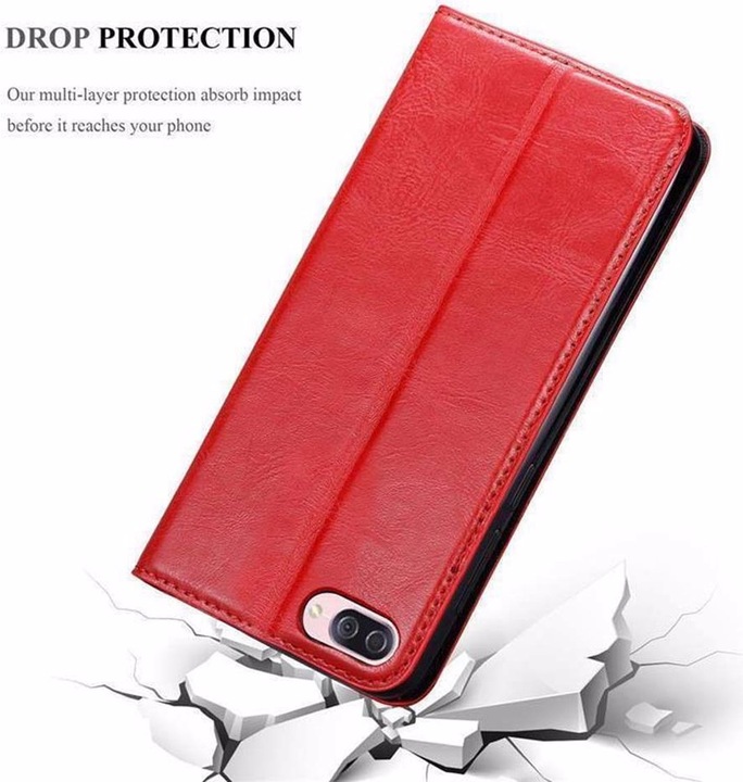 Actual product image Cadorabo Book Invisible Magnet Cover (Asus Zenfone 4 Max)