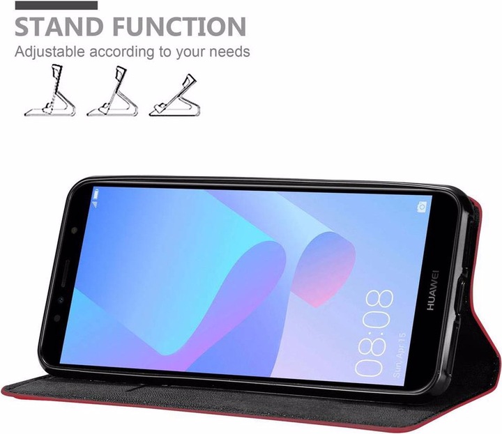 Produktbild Cadorabo Book Invisible Magnet Cover (Huawei Y6 Prime (2019))