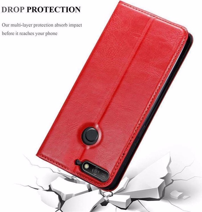 Produktbild Cadorabo Book Invisible Magnet Cover (Huawei Y6 Prime (2019))