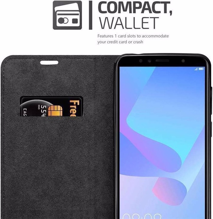 Produktbild Cadorabo Book Invisible Magnet Cover (Huawei Y6 Prime (2019))