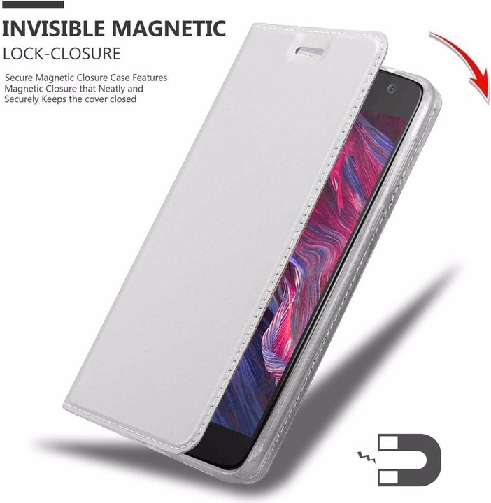 Actual product image Cadorabo Book Classy Style Cover (Motorola Moto X4)