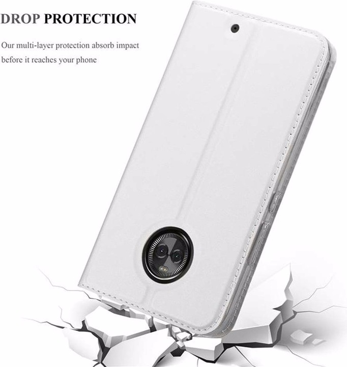 Actual product image Cadorabo Book Classy Style Cover (Motorola Moto X4)