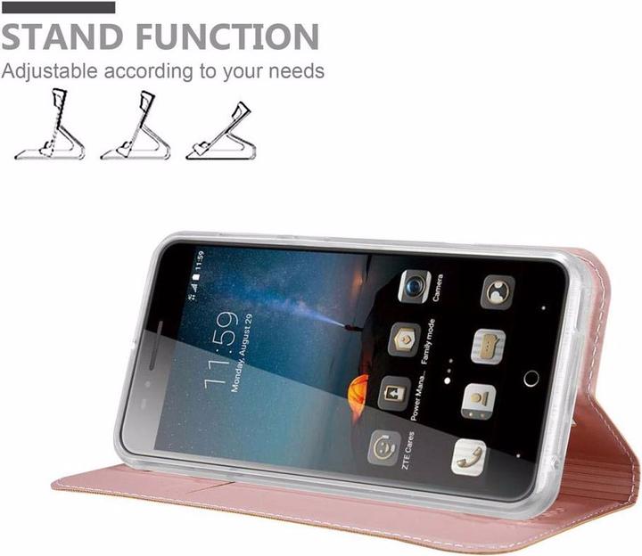 Actual product image Cadorabo Book Classy Style Cover (ZTE Blade A612)