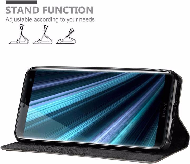 Actual product image Cadorabo Book Invisible Magnet Cover (Sony Xperia XZ3)