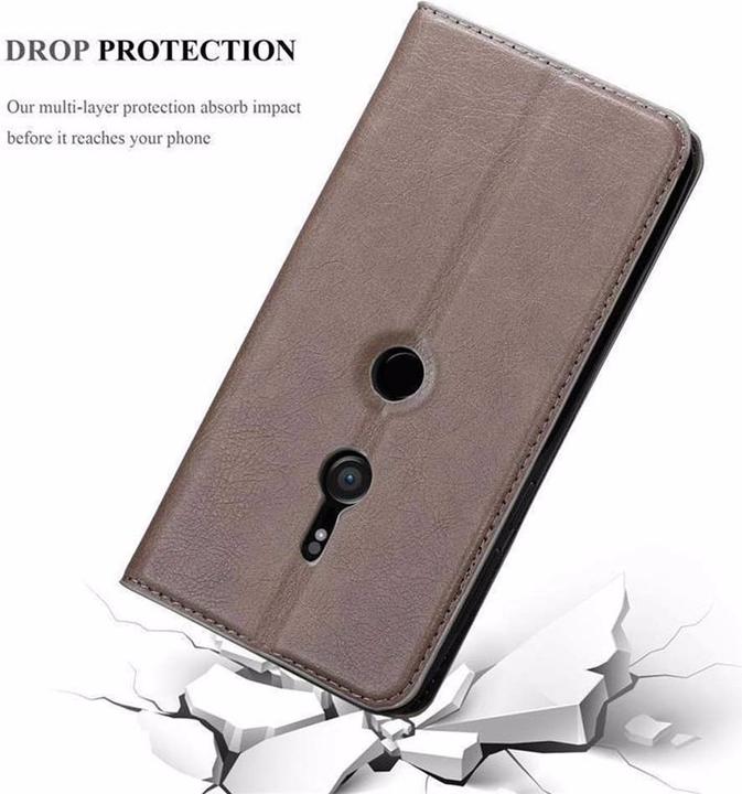 Actual product image Cadorabo Book Invisible Magnet Cover (Sony Xperia XZ3)