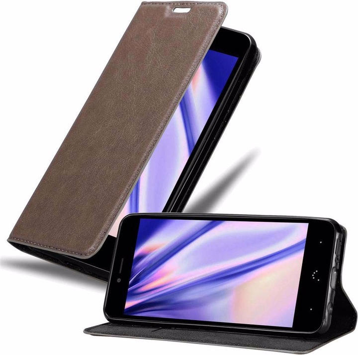 Produktbild Cadorabo Book Invisible Magnet Cover (BQ Aquaris U Plus)