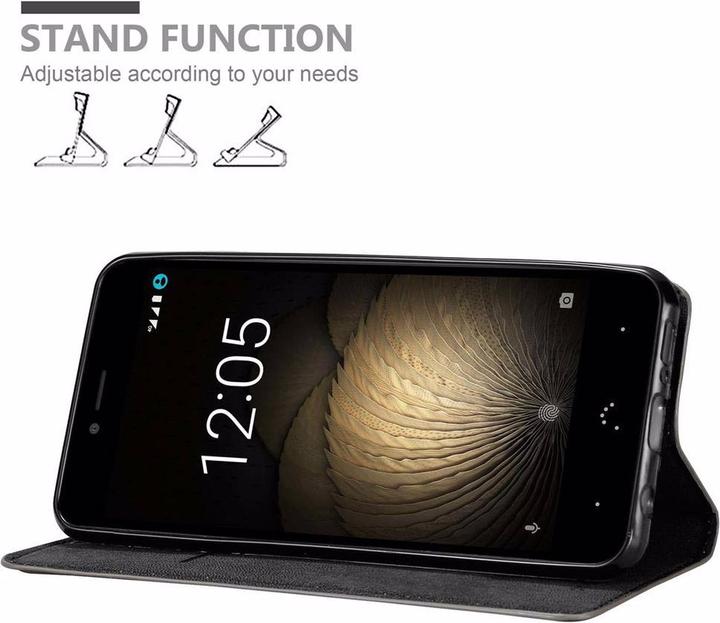 Image du produit Cadorabo Book Couverture magnétique invisible (BQ Aquaris U Plus)