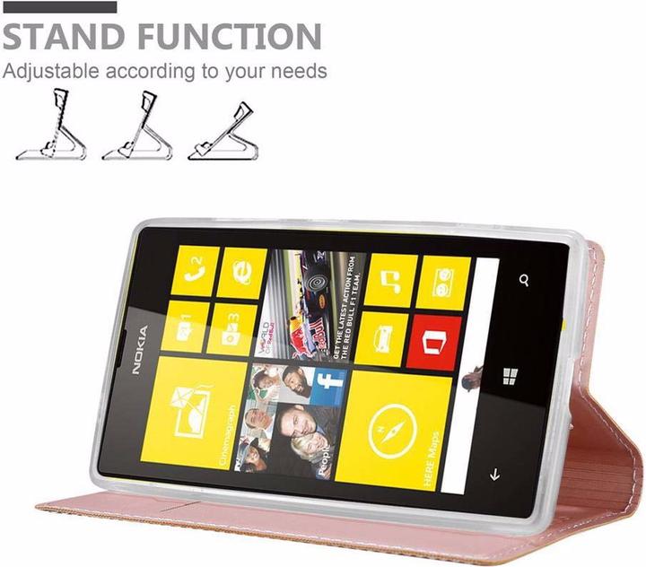 Actual product image Cadorabo Book Classy Style Cover (Nokia Lumia 520)