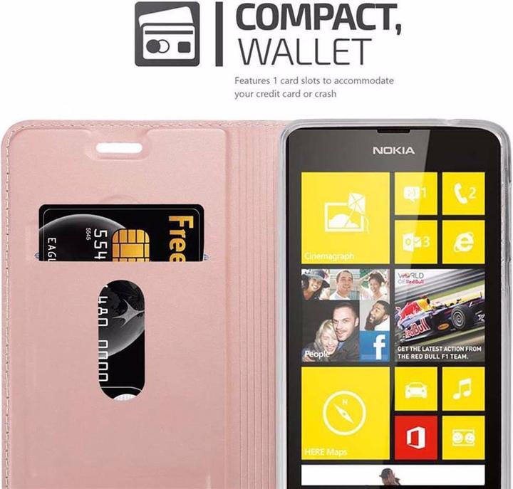 Actual product image Cadorabo Book Classy Style Cover (Nokia Lumia 520)