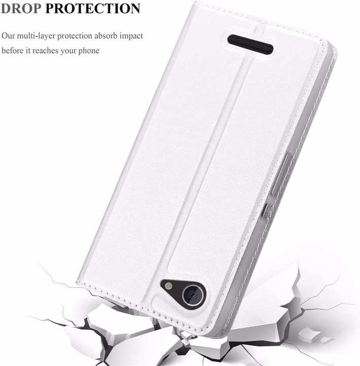 Actual product image Cadorabo Book Classy Style Cover (Sony Xperia E3)