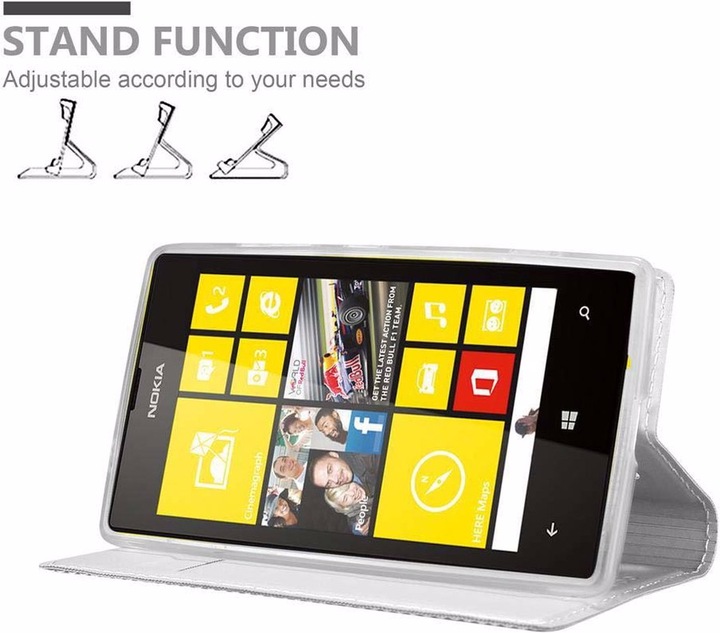Actual product image Cadorabo Book Classy Style Cover (Nokia Lumia 520)