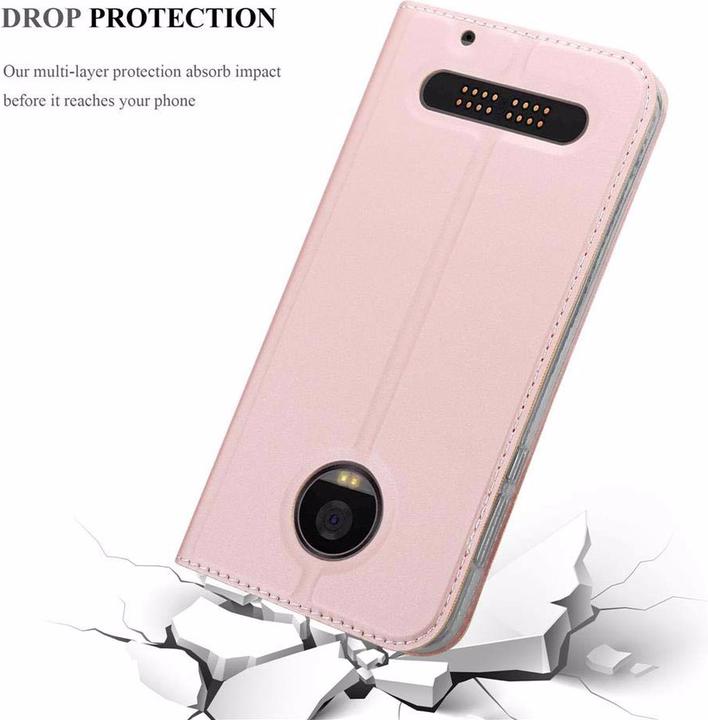 Actual product image Cadorabo Book Classy Style Cover (Motorola Moto Z2 Play)