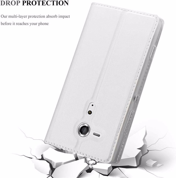Actual product image Cadorabo Book Classy Style Cover (Sony Xperia SP)