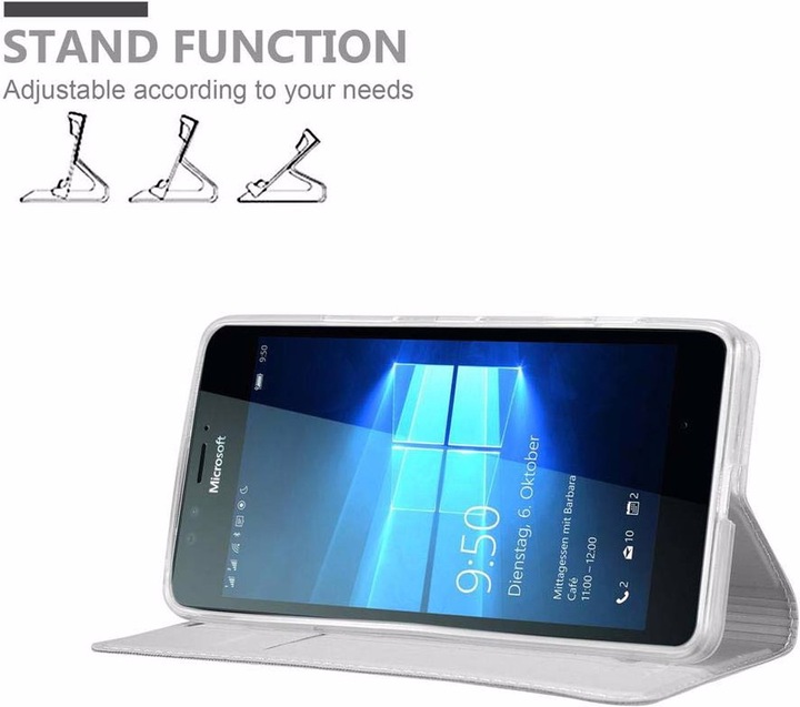 Actual product image Cadorabo Book Classy Style Cover (Microsoft Lumia 950)