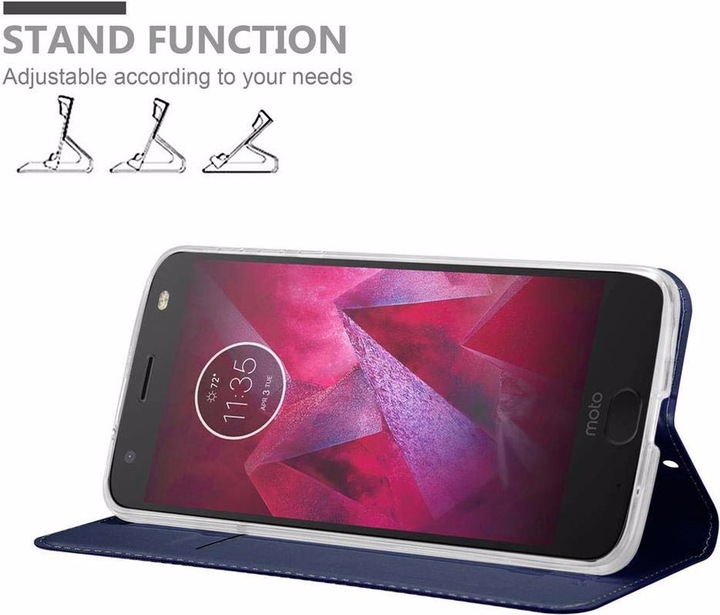 Actual product image Cadorabo Book Classy Style Cover (Motorola Moto Z)