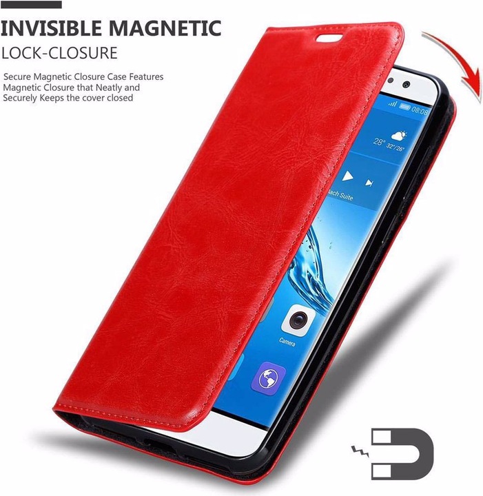 Actual product image Cadorabo Book Invisible Magnet Cover (Huawei Nova Plus)