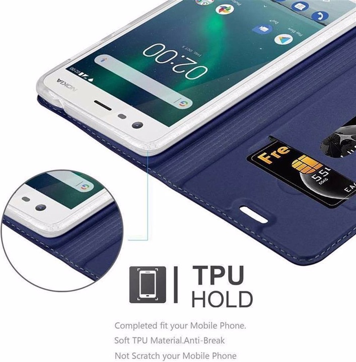 Actual product image Cadorabo Book Classy Style Cover (Nokia 2)