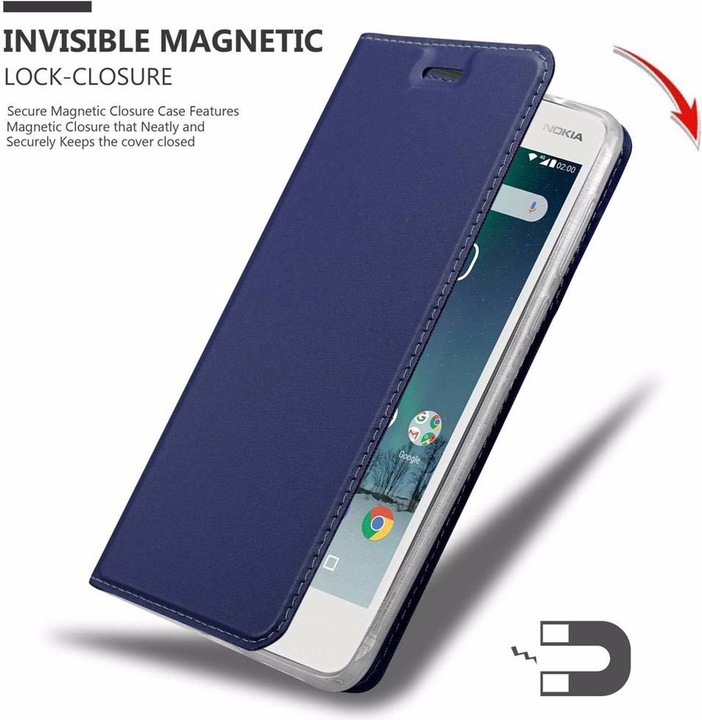 Actual product image Cadorabo Book Classy Style Cover (Nokia 2)