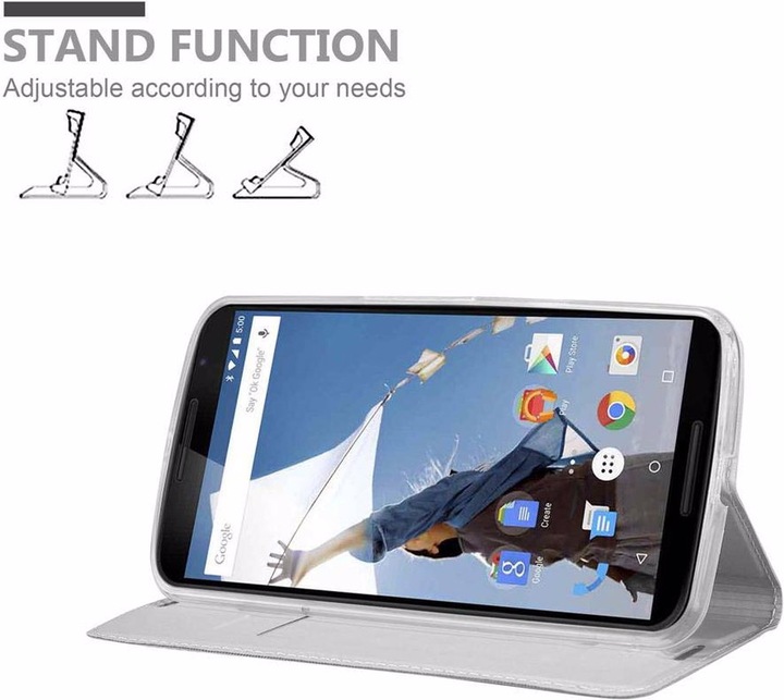 Produktbild Cadorabo Book Classy Style Cover (Google Nexus 6)