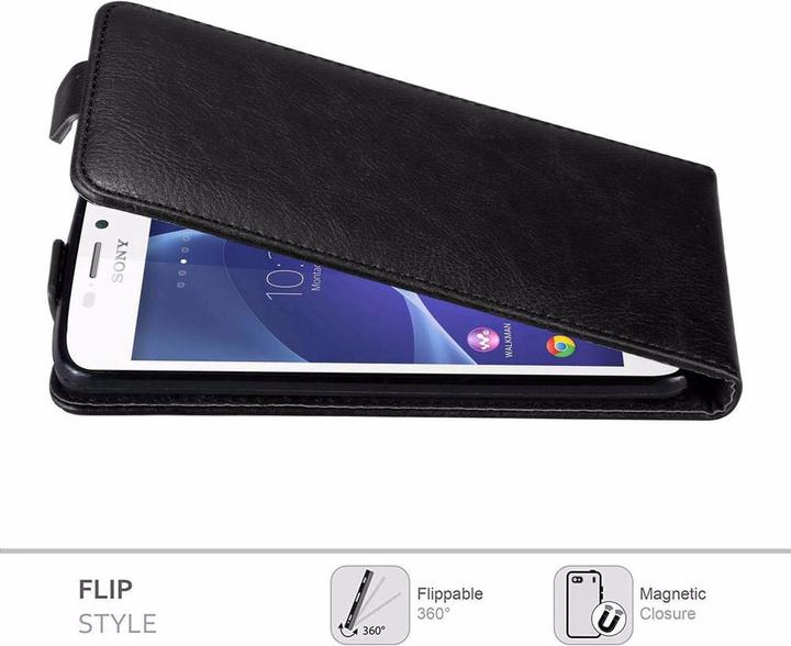 Actual product image Cadorabo Flip like Invisible Cover (Sony Xperia M2, Sony Xperia M2 Aqua)