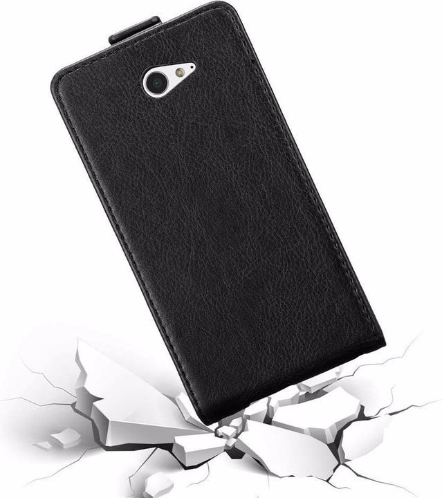 Actual product image Cadorabo Flip like Invisible Cover (Sony Xperia M2, Sony Xperia M2 Aqua)