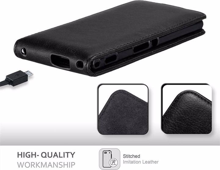 Actual product image Cadorabo Flip like Invisible Cover (Sony Xperia M2, Sony Xperia M2 Aqua)