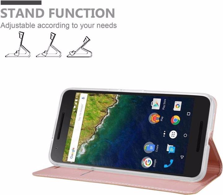 Actual product image Cadorabo Book Classy Style Cover (Google Nexus 6p)