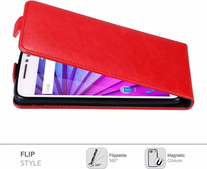 Produktbild Cadorabo Flip wie Invisible Cover (Motorola Moto G30)