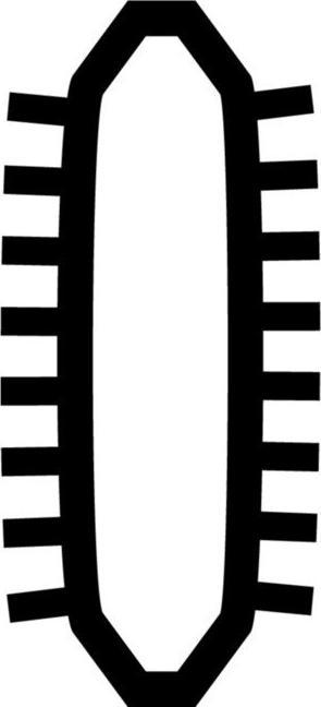 Produktbild Pferd Karosseriefeilenblatt gefräst Flachstumpf 350 mm Zahnung 3 Radial bearbeitung (Hieb 3, 350 mm)
