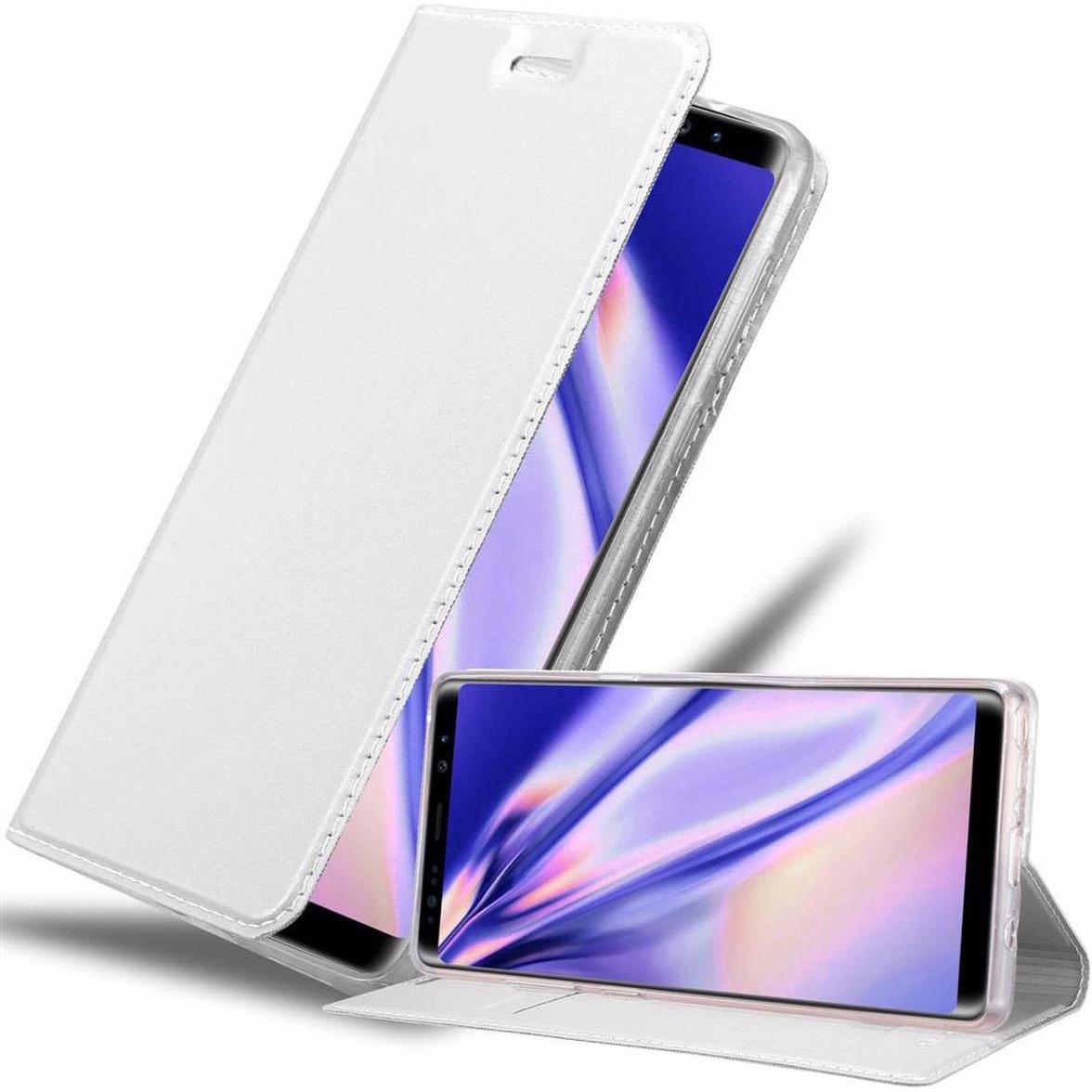 Thumbnail - Cadorabo Book Classy Style Cover (Samsung Galaxy Note 8), Smartphone Hülle, Silber